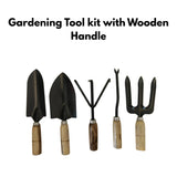 Gardening combo kit with tools and soil