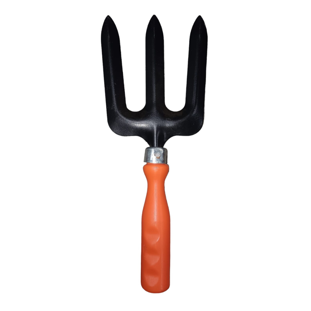 Gardening fork tool with PVC handle