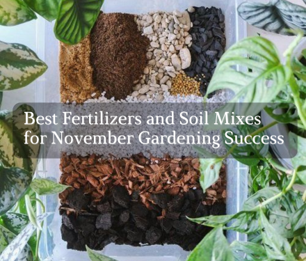 Best Fertilizers and Soil Mixes for November Gardening Success