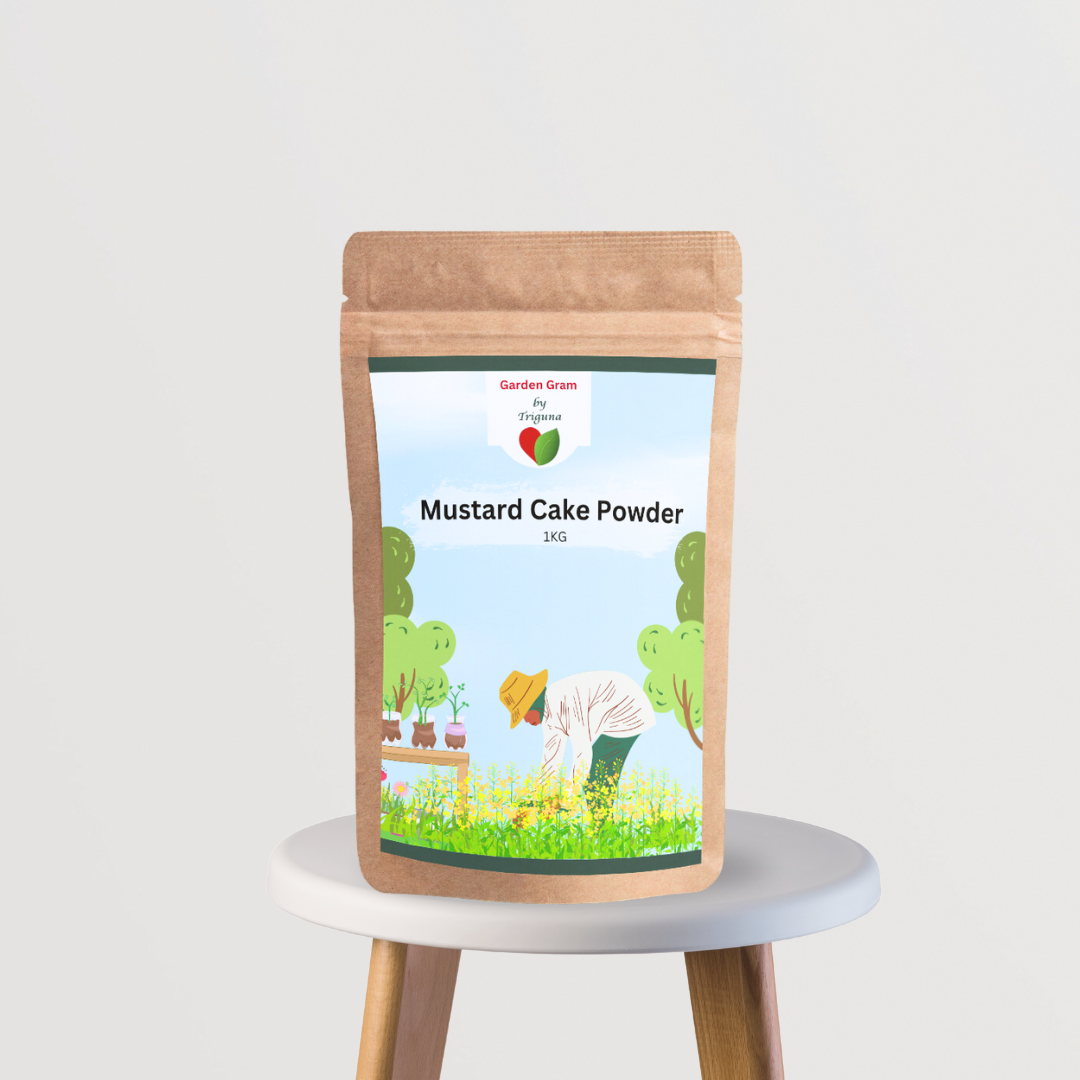 Mustard cake organic plant food
