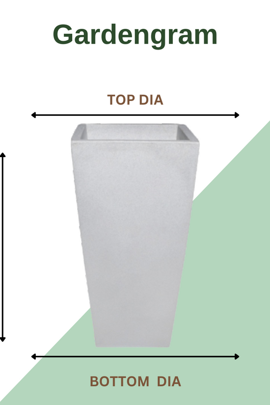 Large tulip-shaped planter

