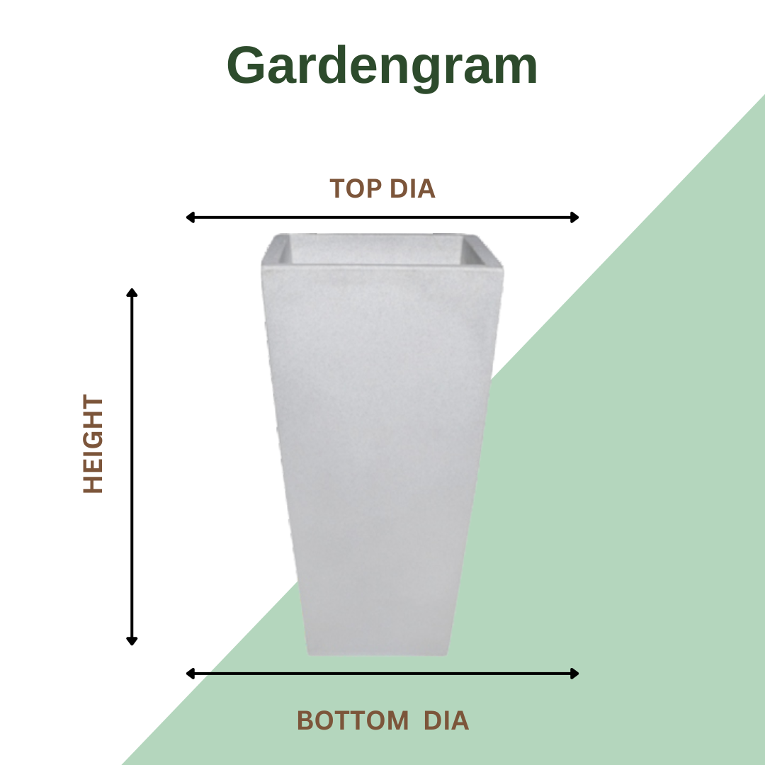 Large tulip-shaped planter

