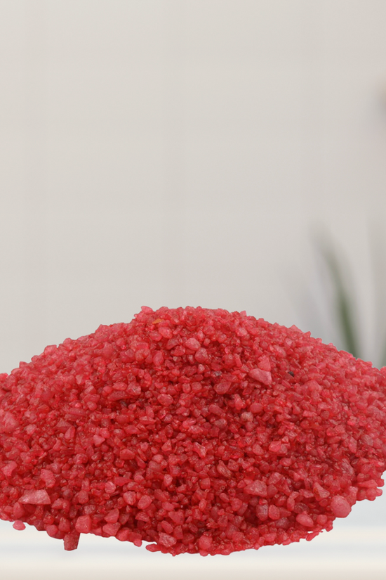 Mixed colored decorative garden sand
