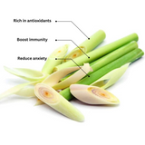 Top 3 benefits of lemongrass leaves