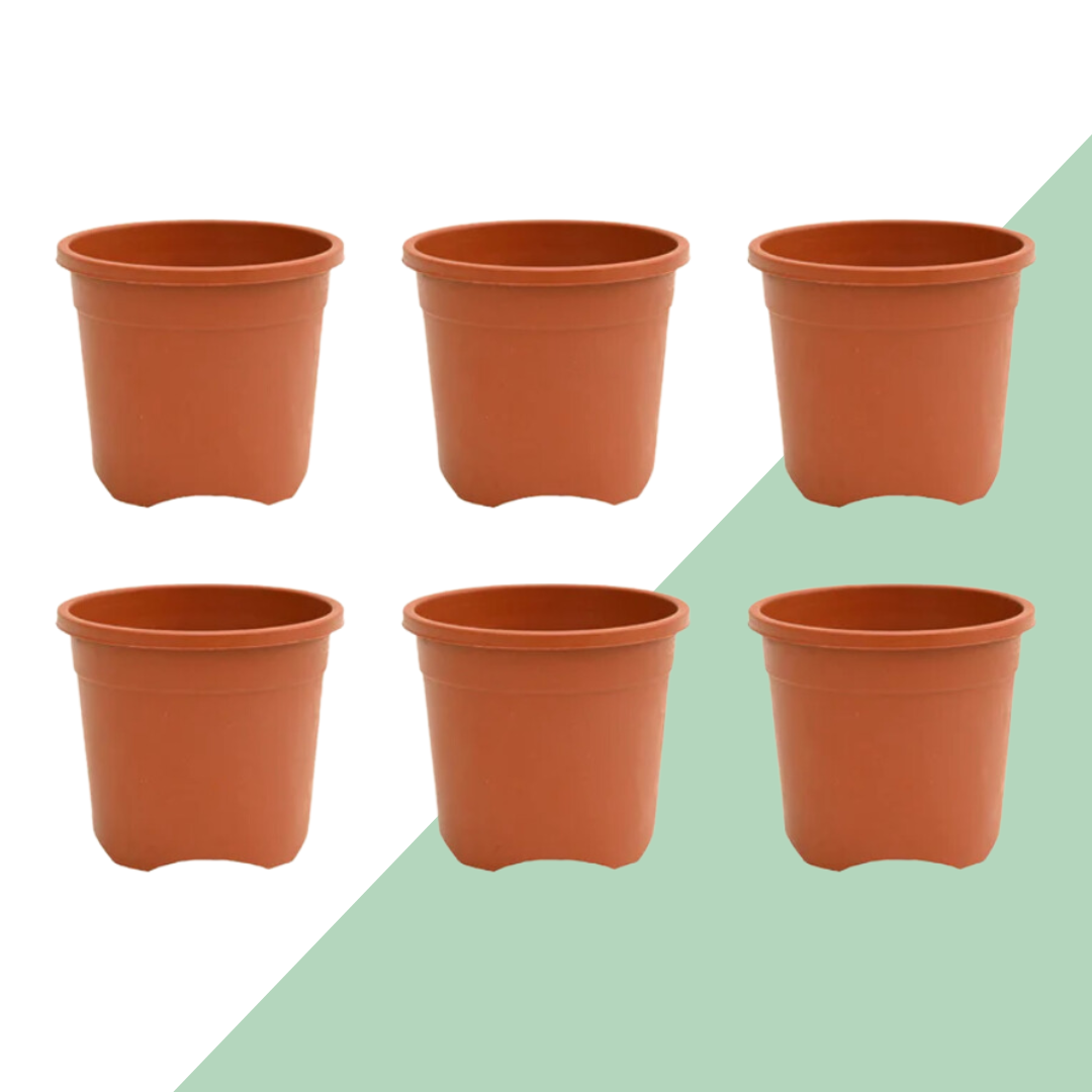 Multi-use plastic gardening pot
