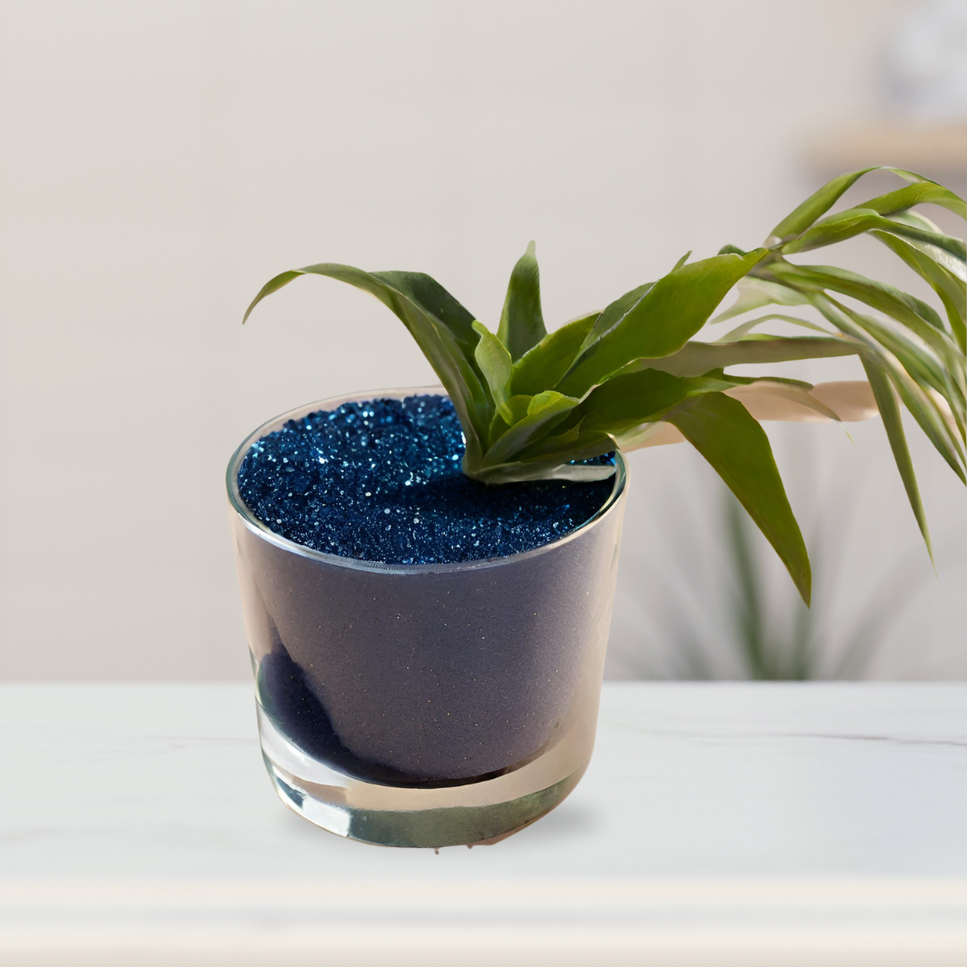 Mixed colored decorative garden sand
