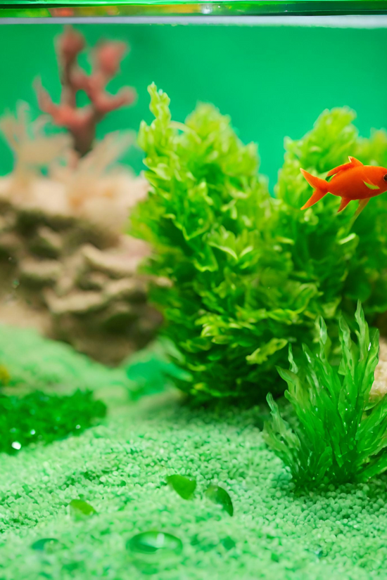 Mixed colored decorative garden sand
