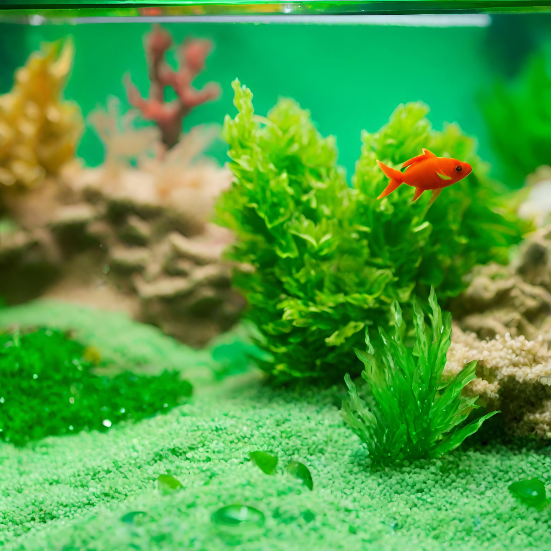 Mixed colored decorative garden sand
