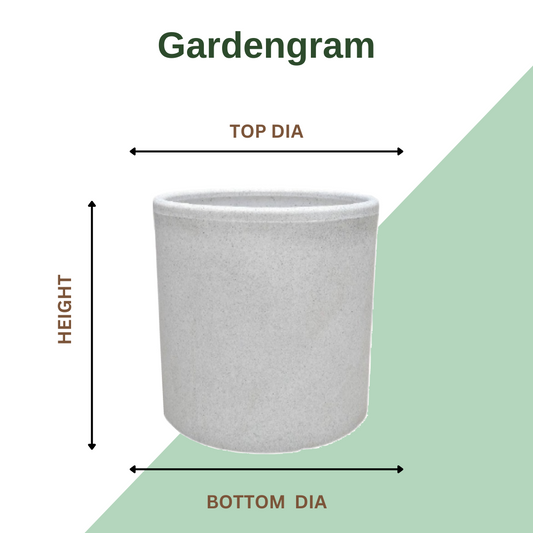 Bambus pattern planter - premium plastic
