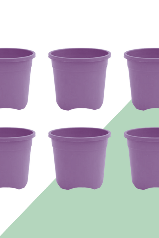 Multi-use plastic gardening pot
