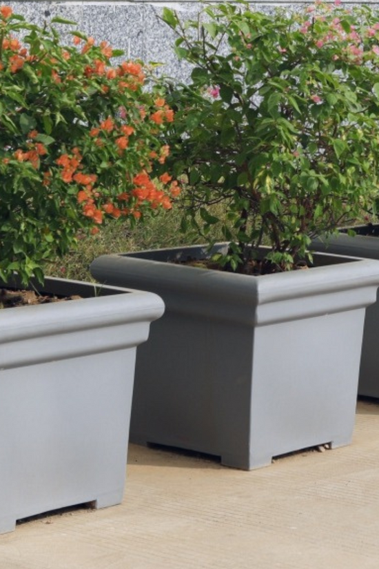 Crystal design planter - durable plastic
