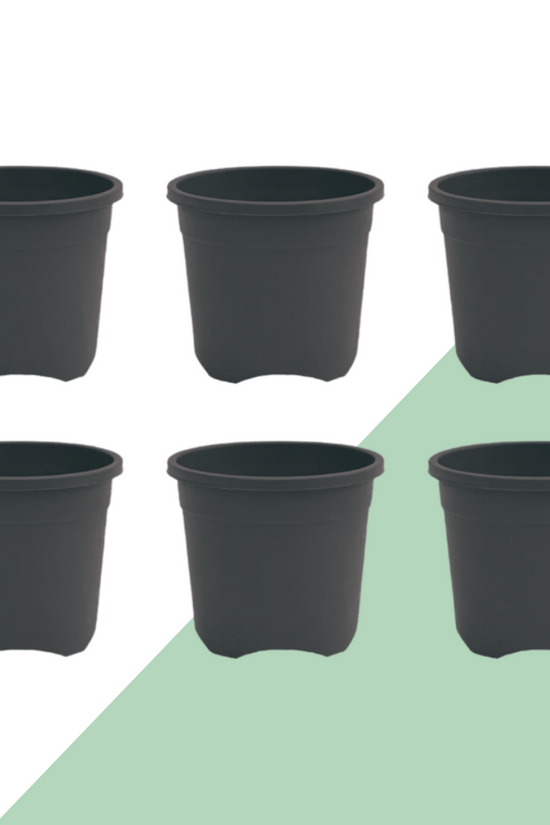 Multi-use plastic gardening pot
