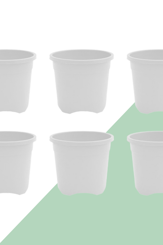 Multi-use plastic gardening pot
