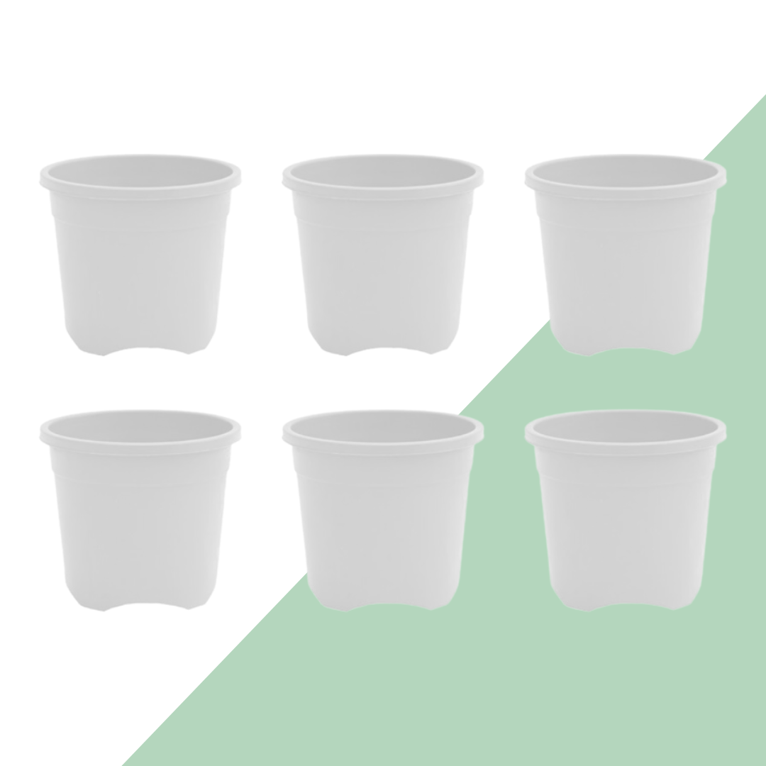 Multi-use plastic gardening pot
