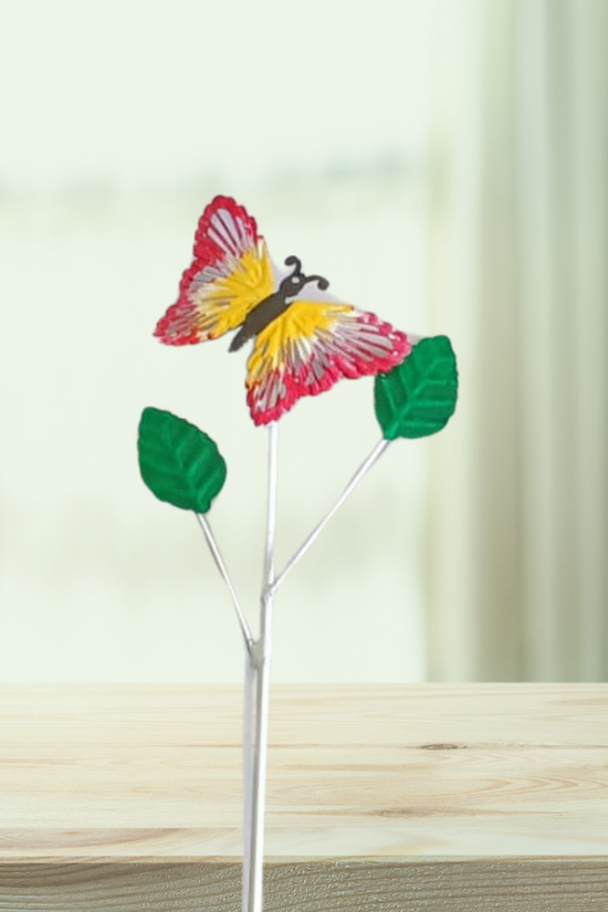 Butterfly Garden Decoration Stakes for Plant Support- Set of 4 | Garden Décor - Gardengram 