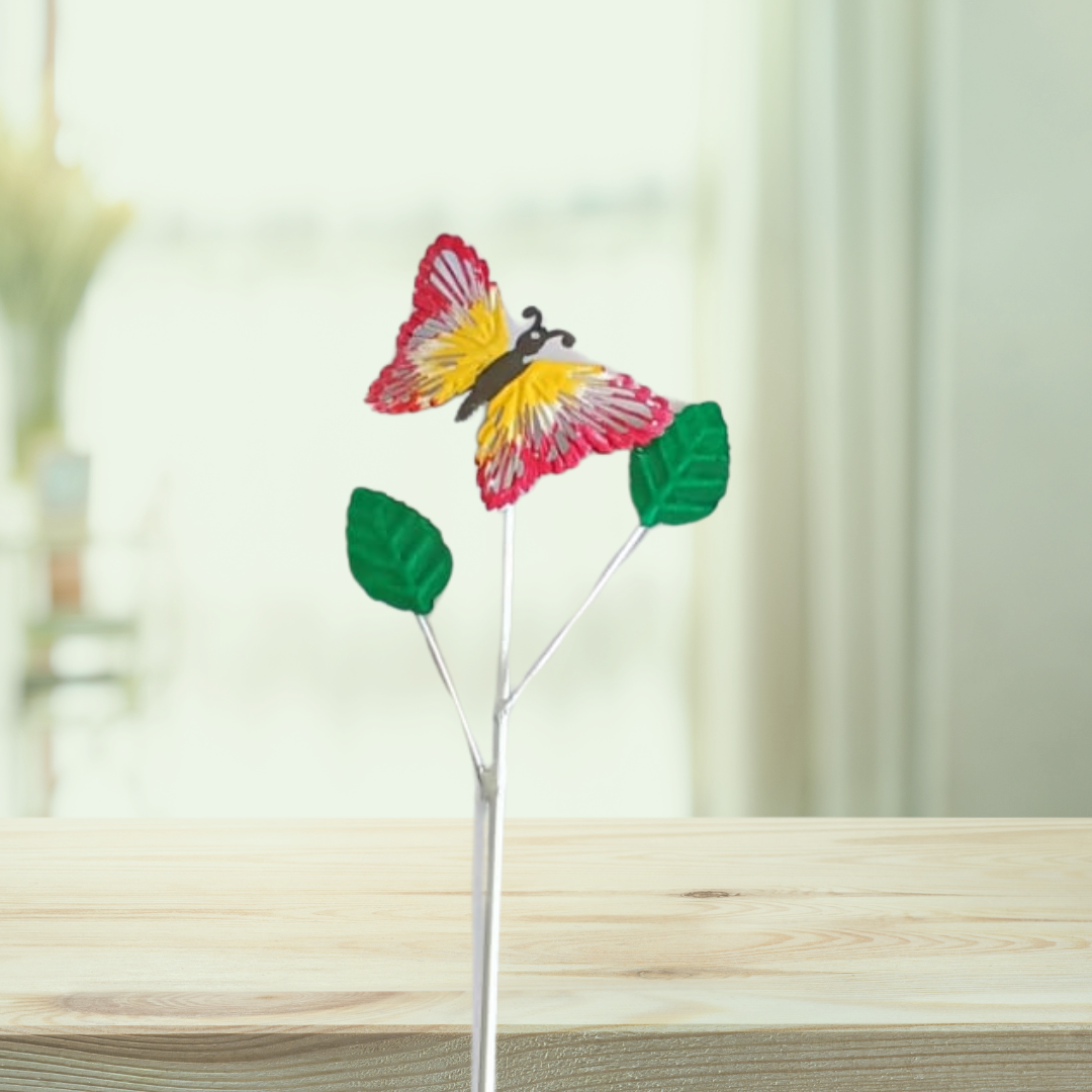 Butterfly Garden Decoration Stakes for Plant Support- Set of 4 | Garden Décor - Gardengram 