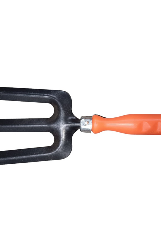 Gardening fork tool with PVC handle
