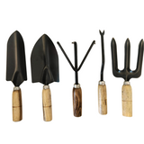 Gardening Tool kit with Wooden Handle