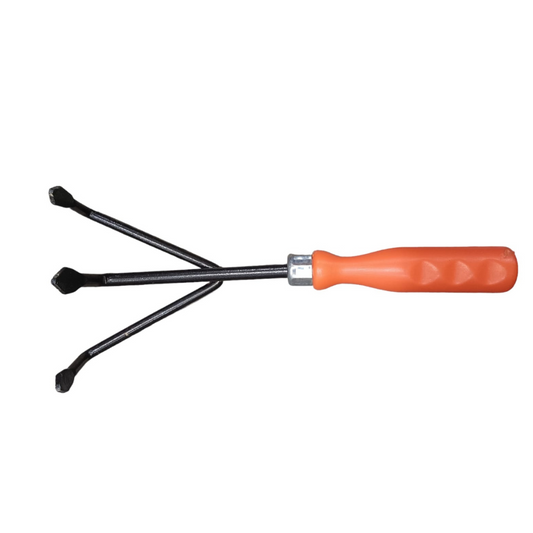 Hand Cultivator With PVC Handle By Gardengram