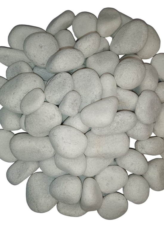Unpolished white pebbles - Gardengram