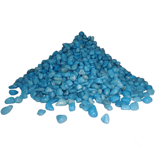 Sky Blue Polished Pebbles - Gardengram