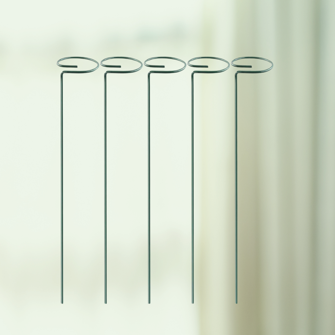 Garden plant support sticks set
