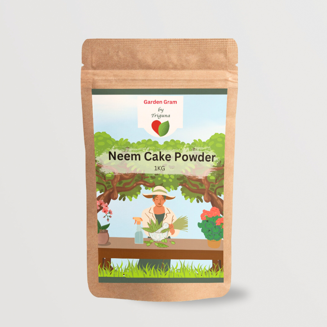 Neem cake powder for soil health
