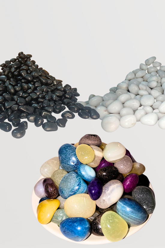 3-pack of decorative pebbles for pots