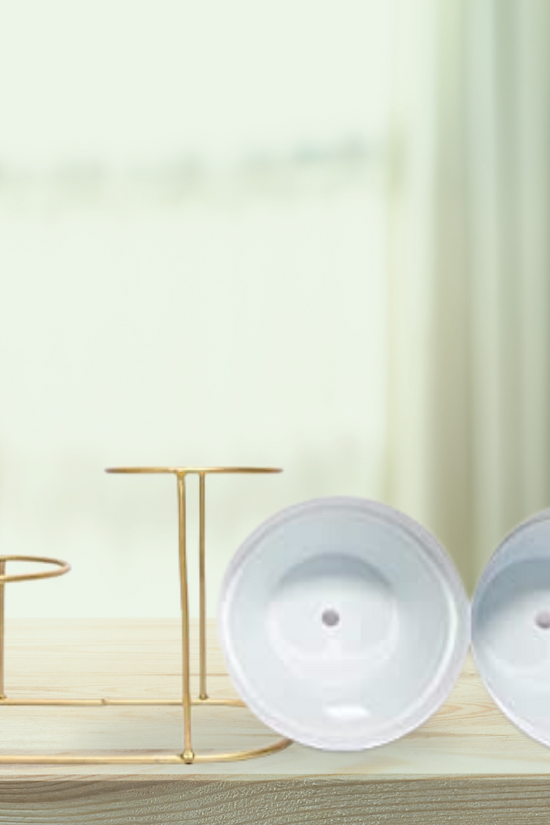 Dual pot tabletop planter - Pristine Glow
