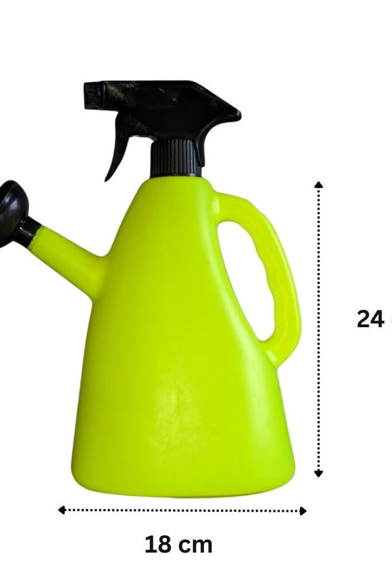 1.5 liter green gardening watering can