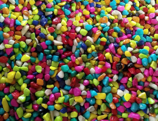 Multicoloured Pebbles By Gardengram, these can be used to decorate plants, Pots and Planters as well as lawns and pathways 