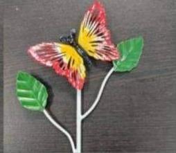Butterfly Garden Decoration Stakes for Plant Support- Set of 4 | Garden Décor