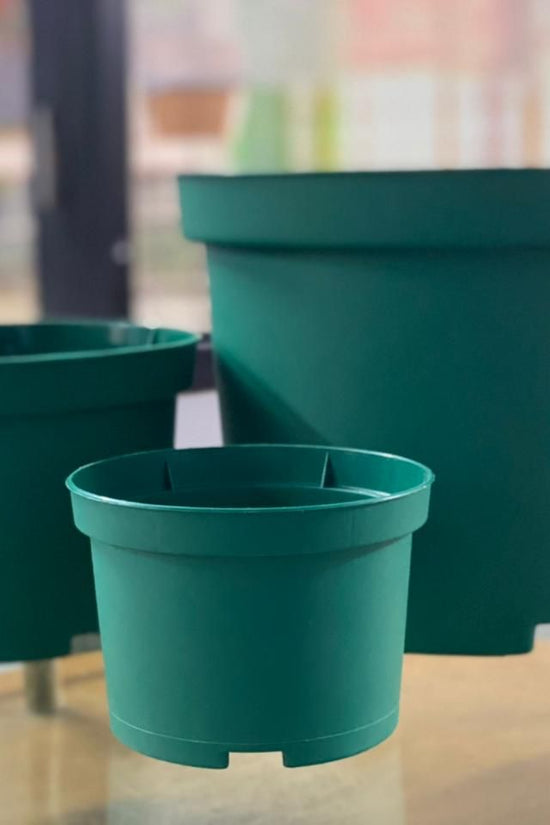 Nature-inspired plastic planter
