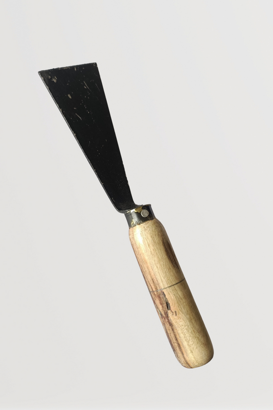 Wooden handle Khurpi for traditional garden use