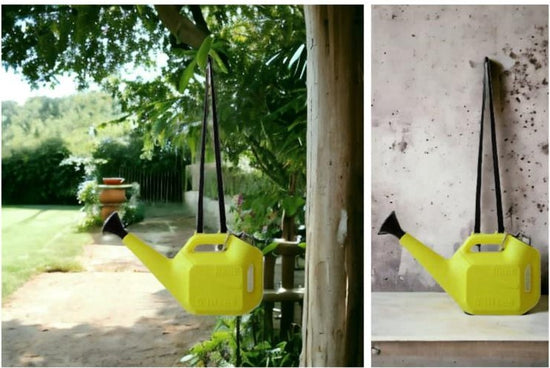 5-liter green gardening watering can
