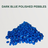 Polished Pebble Combo Dark Blue Polished Pebbles- Gardengram 