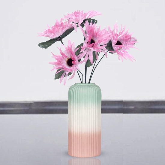 Elegant shaded long ceramic planter
