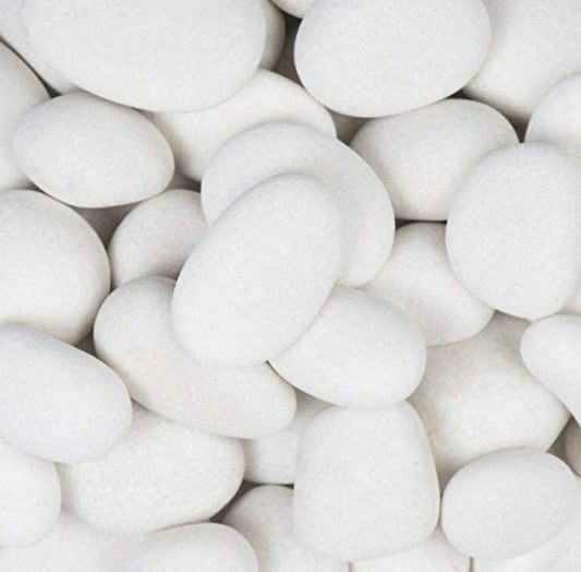 Unpolished white pebbles - Gardengram