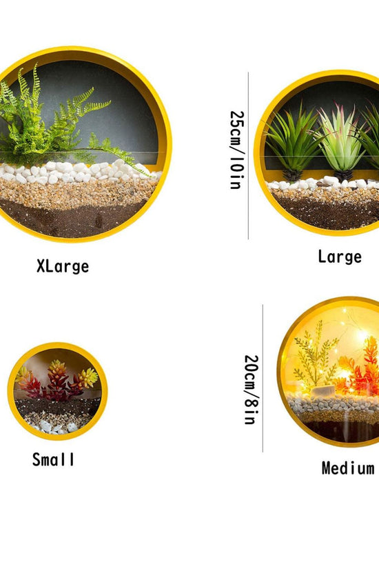 Iron wall hanging planters | Set of 4