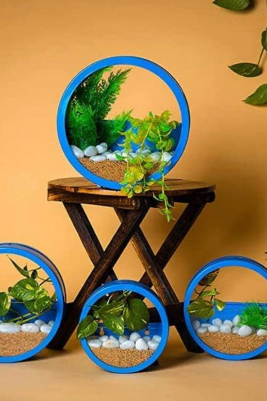 Iron wall hanging planters | Set of 4