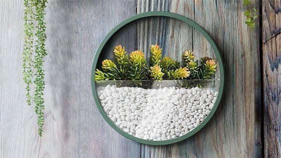Iron wall hanging planters | Set of 4
