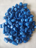 Dark Blue polished pebbles - Gardengram