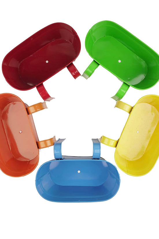 Balcony railing planter set
