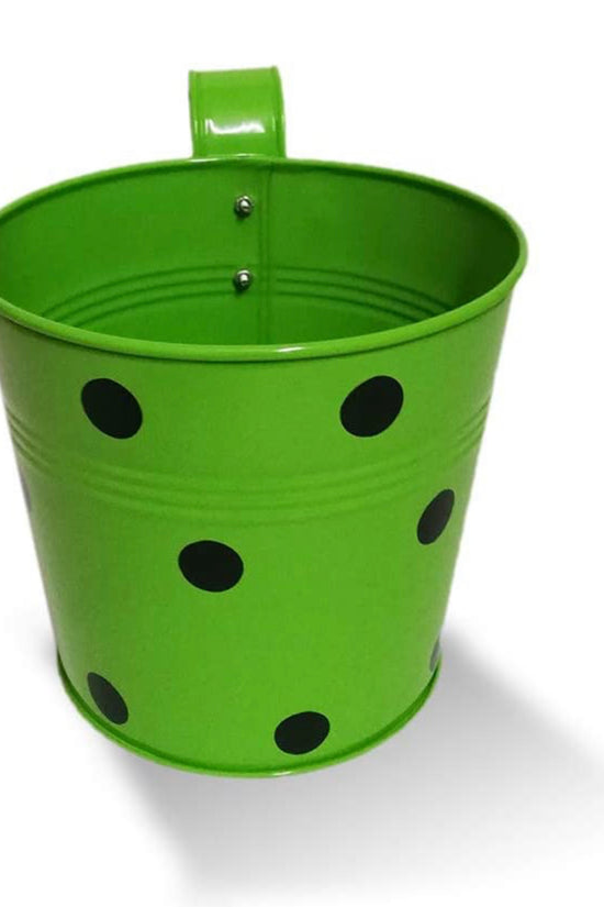 Gardengram Metallic Railing Planters | Hanging Pots | Designer Hanging Planters
