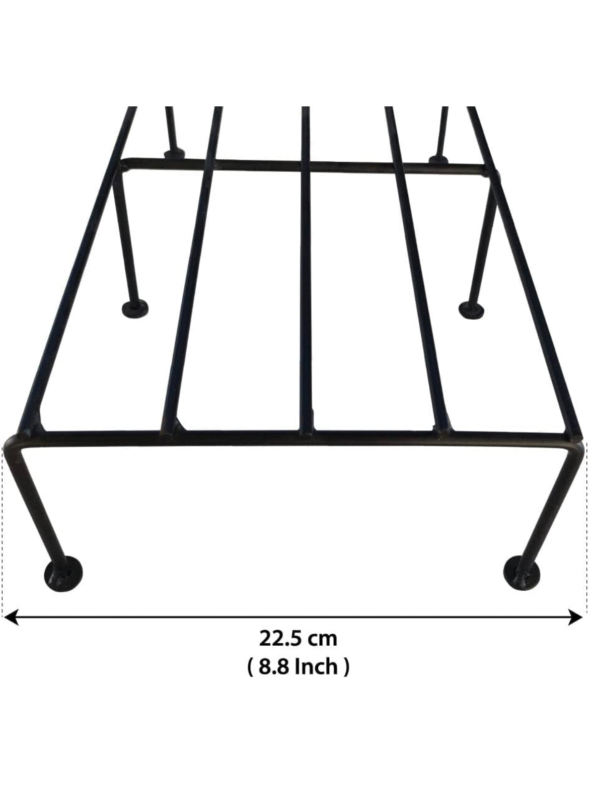 Simple metallic stand for planters
