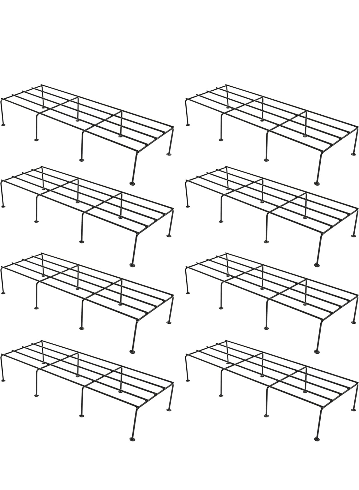 Simple metallic stand for planters
