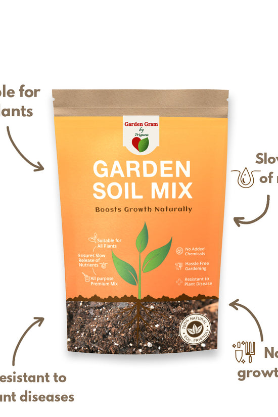 Garden soil mix – organic and nutrient-rich
